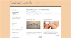 Desktop Screenshot of physiotherapie-rother.de