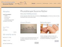 Tablet Screenshot of physiotherapie-rother.de
